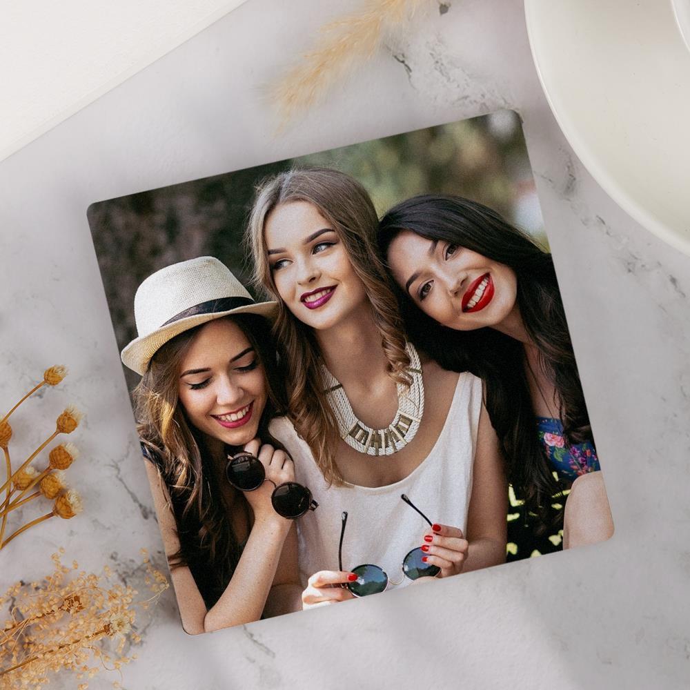 Best Friend Gifts Custom Coasters with Photo - 10*10cm