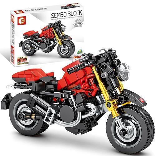 Motorcycle Building Blocks Gift For Home Stay