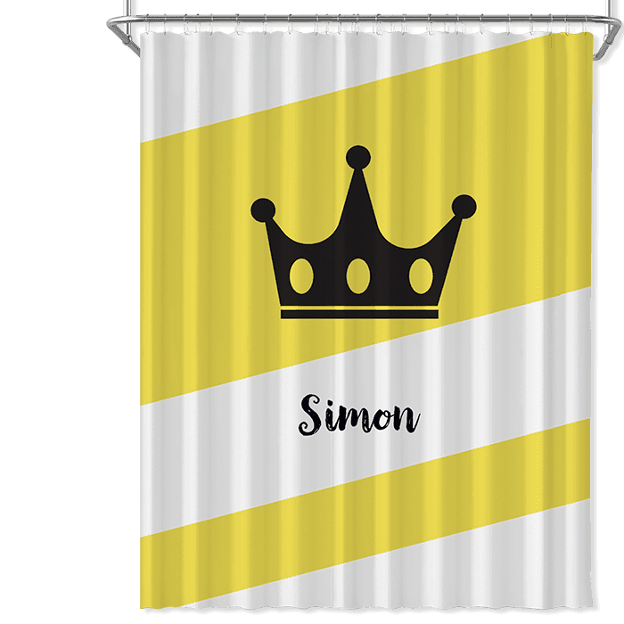 Custom Made Shower Curtains Personalized Bathroom Curtains with Name Family Gift