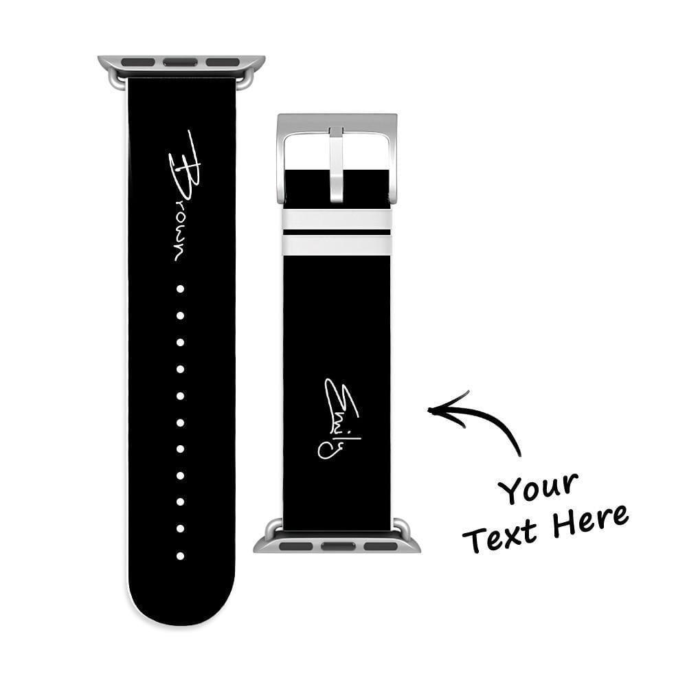 Custom Name Apple Watch Band Design Apple Watch Band Gift For Commemorate