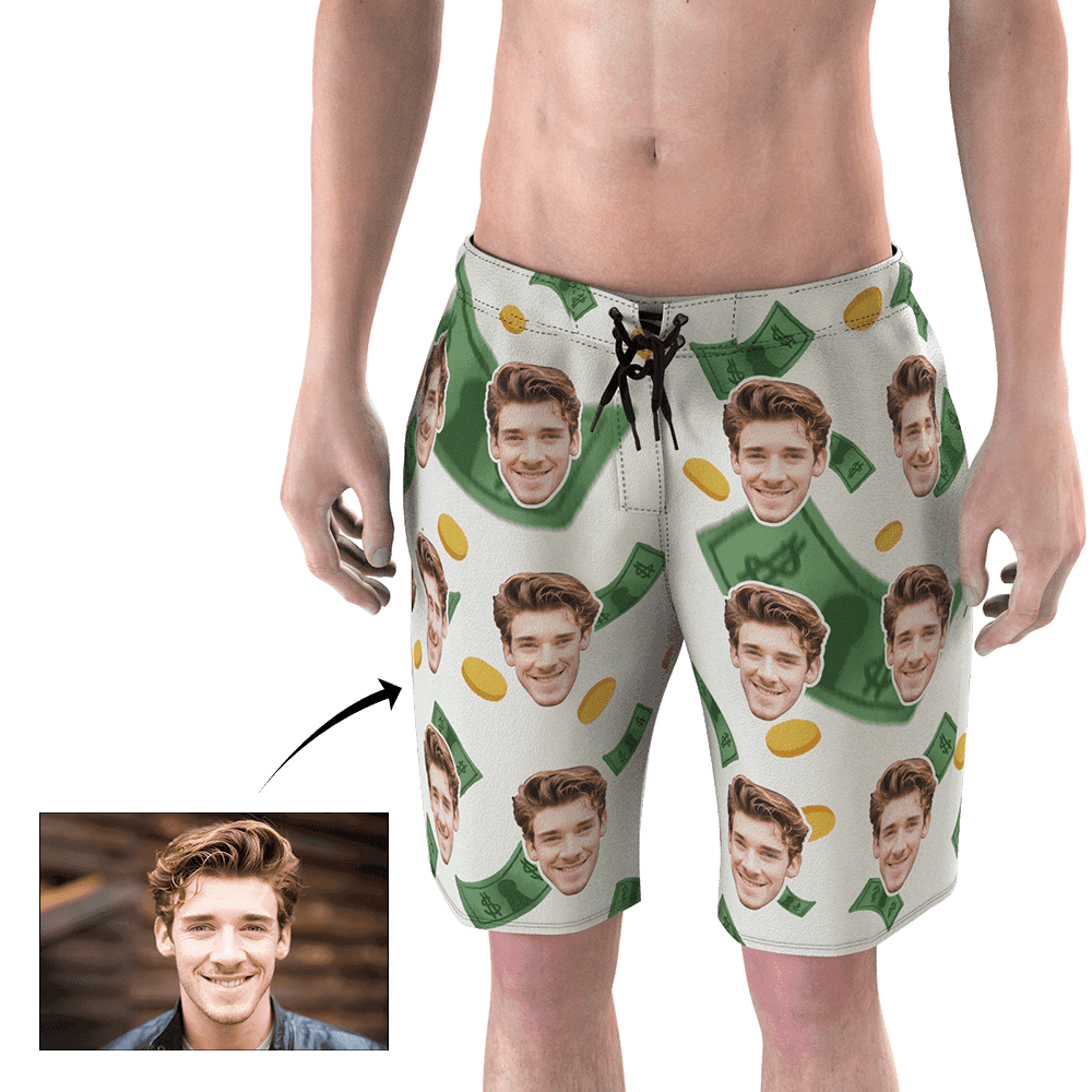 Personalized Swim Trunks Girlfriend Face Trunks Summer Gift