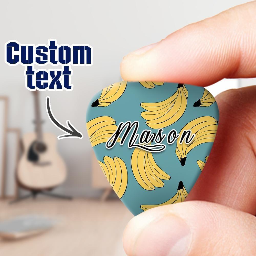Banana Gift Custom Guitar Pick Gift For Boyfriend - 6pcs