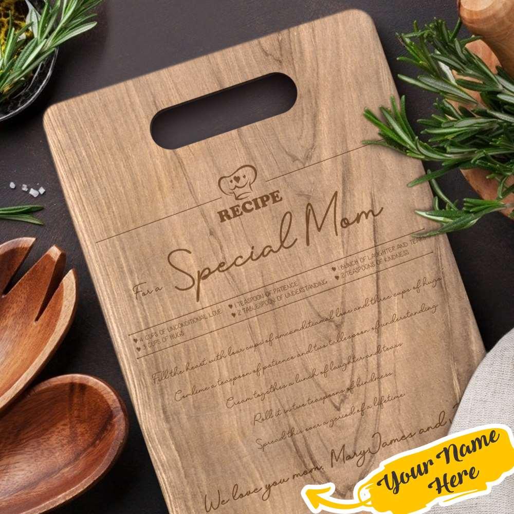 Gift For Mom Custom Cutting Board Custom Your Name