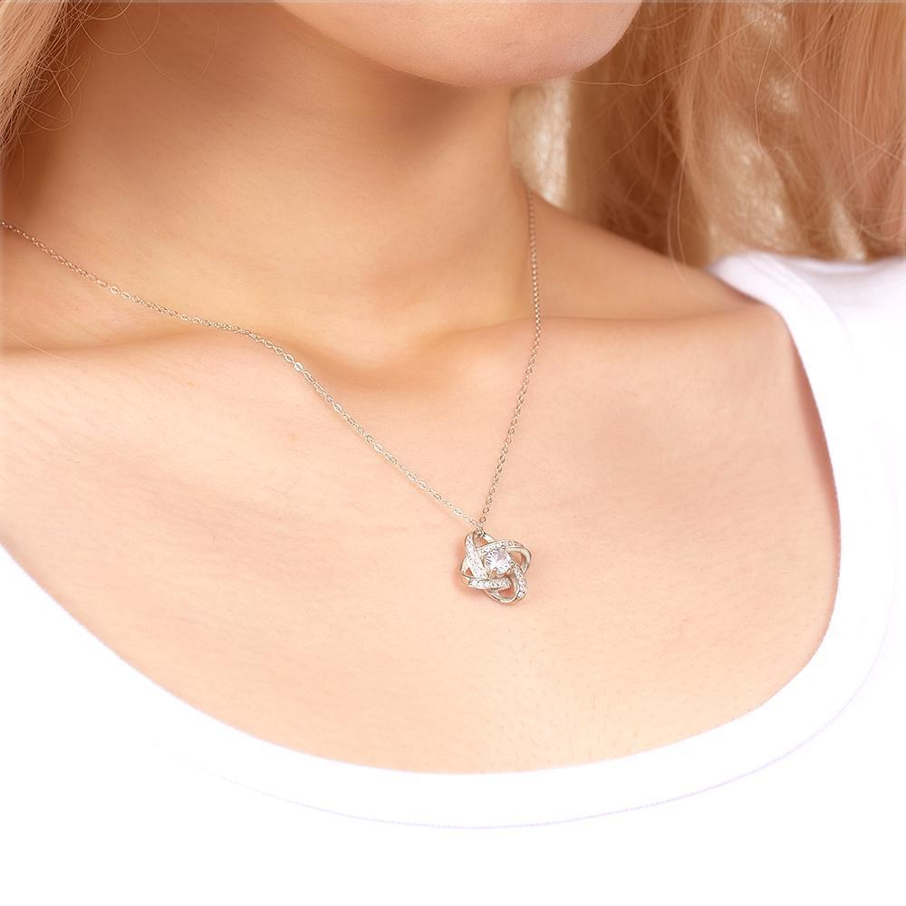 Personalized Necklace Gifts With Custom Message Card Commemoration Gifts for Her