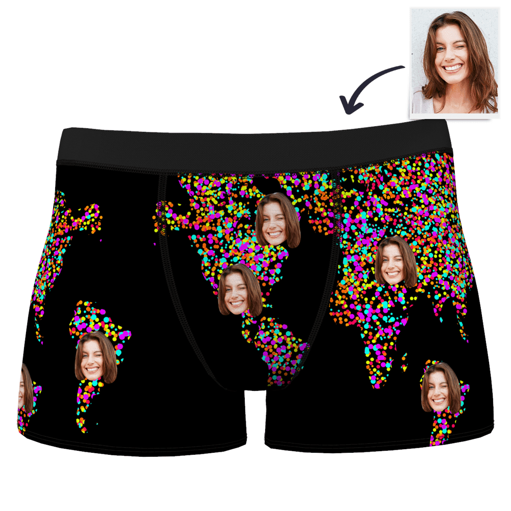 Custom Boxer Shorts - Girlfriend Smiley