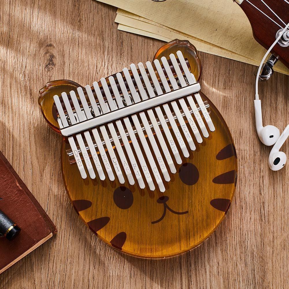17 Keys Kalimba Thum Piano Christmas Gifts for Kids with Tunning Hammer