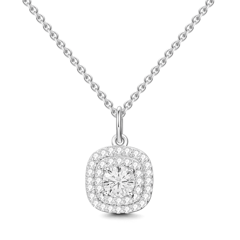 Bright Love Necklace Sterling Pendant Necklace Silver Gifts for Girls