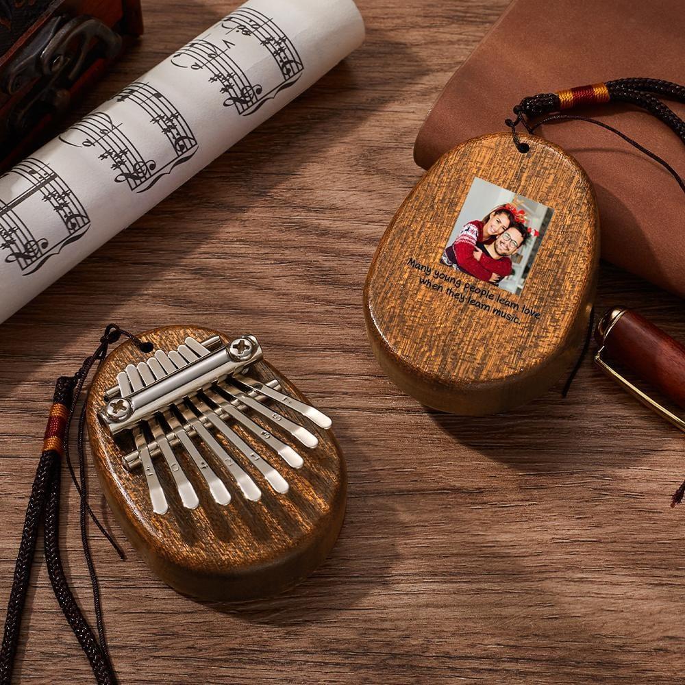 Custom Mini Kalimba Personalized Photo Thumb Piano Christmas Gifts