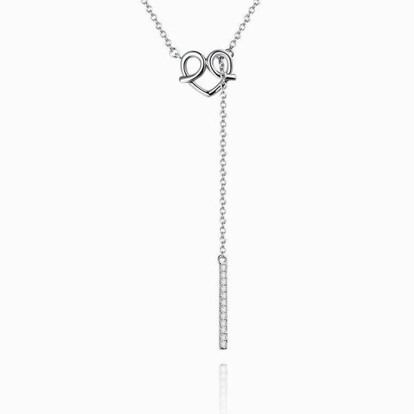 Heart Necklace Follow Your Heart Silver Gifts For Couples