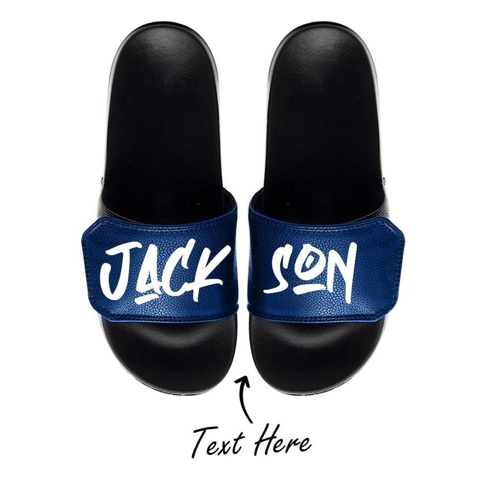 Personalized Slide With Name Gift For Him - Black/ White