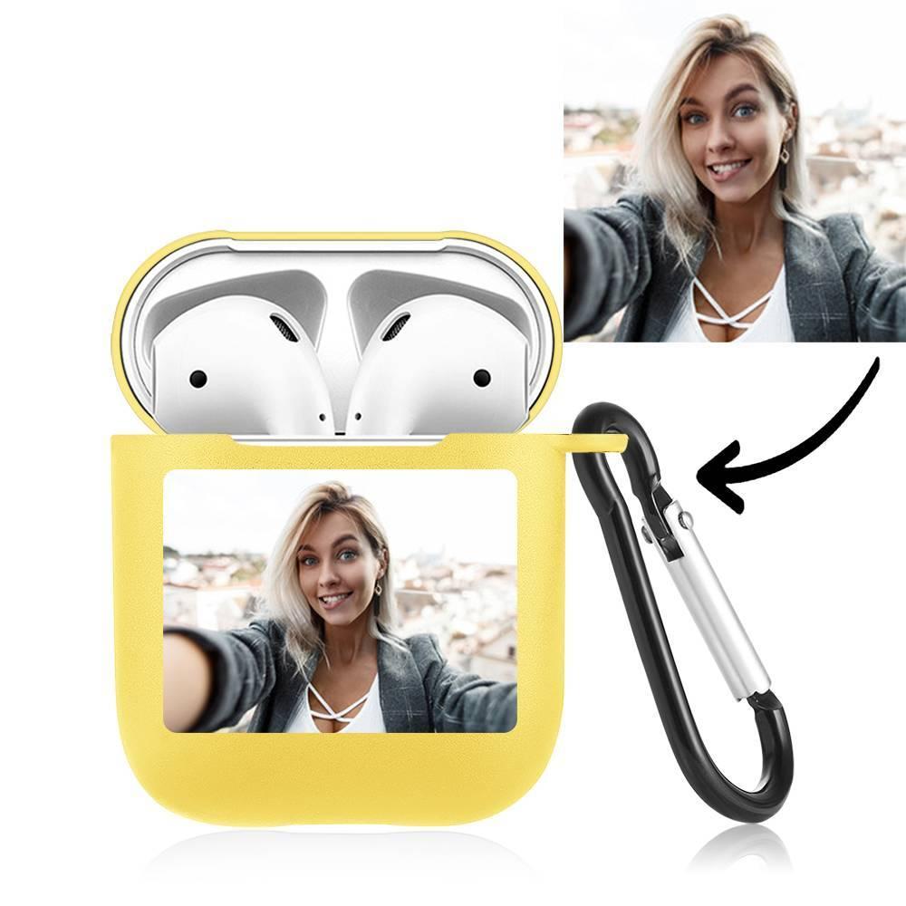 Custom Photo Airpods Case Earphone Case Yellow