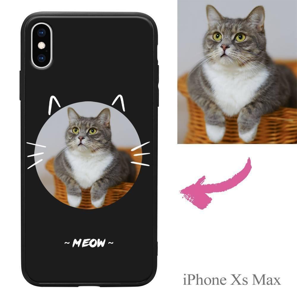 iPhoneXs Max Custom Cat Photo Protective Phone Case