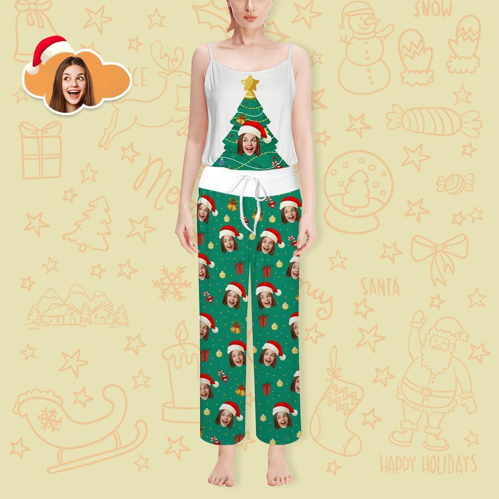 Personalized Face Camisole Christmas Tree Christmas Gift For Woman