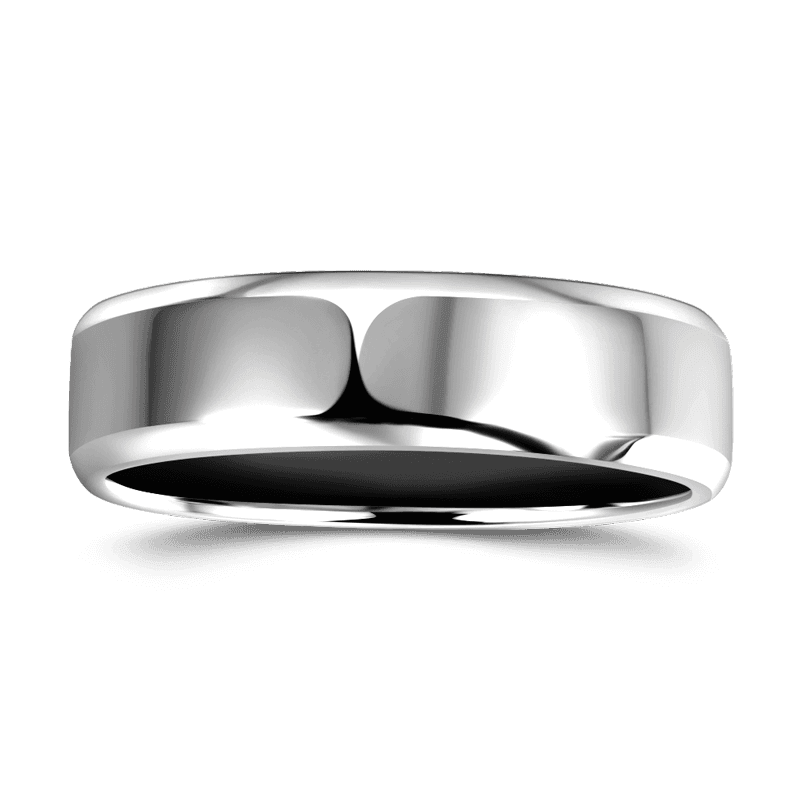 Men's Engagement Ring Black Gold 925 Sterling Silver