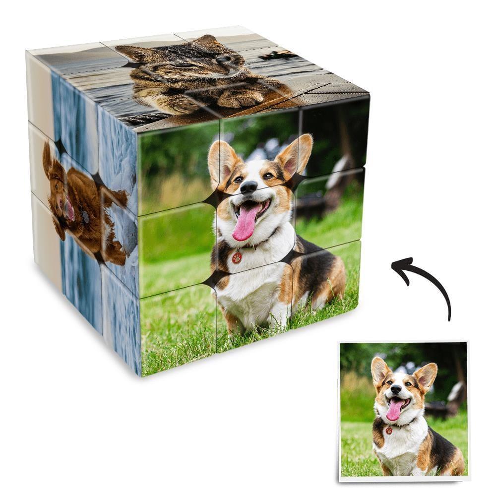 Pet Memorial Gifts Custom Photo Rubik's Cube - 6 Photos