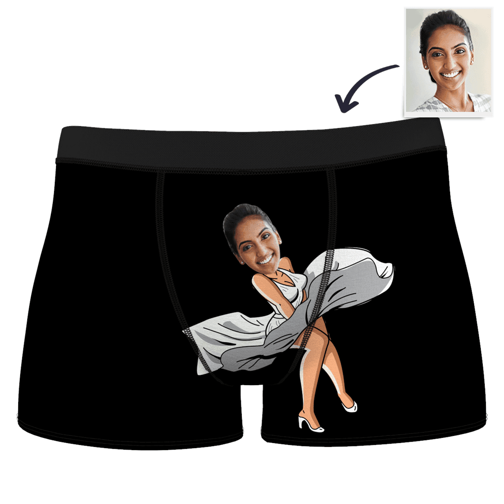 Long Distance Relationship Gift For Boyfriend Custom Underwear