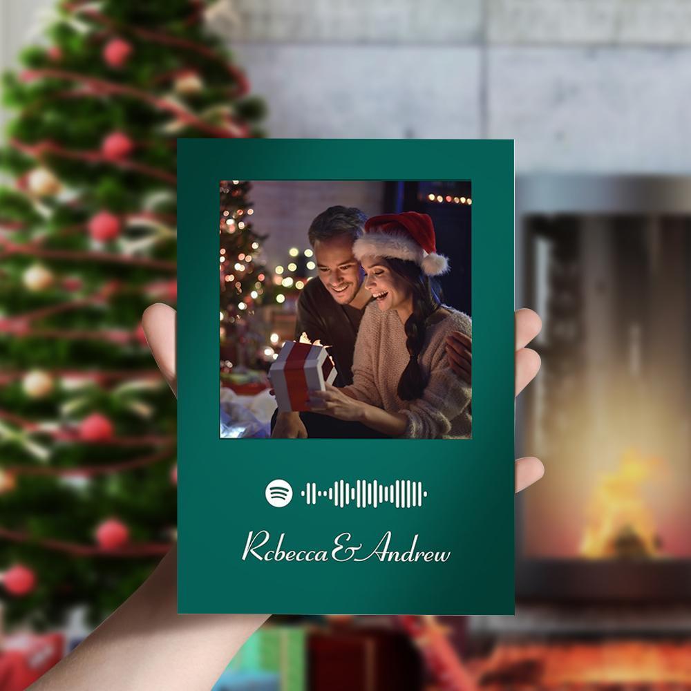Christmas Photo Card with Name Spotify Card Christmas Gifts for Her