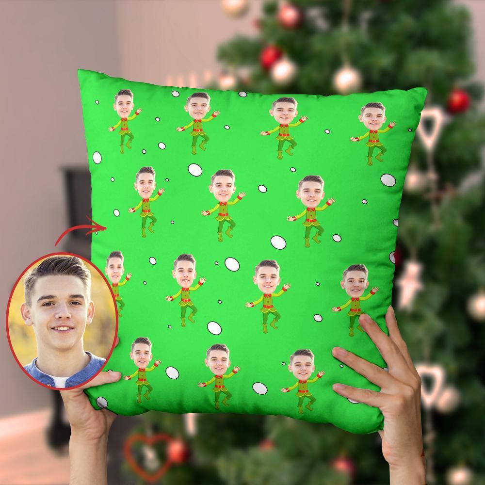 Christmas Gifts Custom Christmas Pillow Funny Christmas Elf Family Gifts