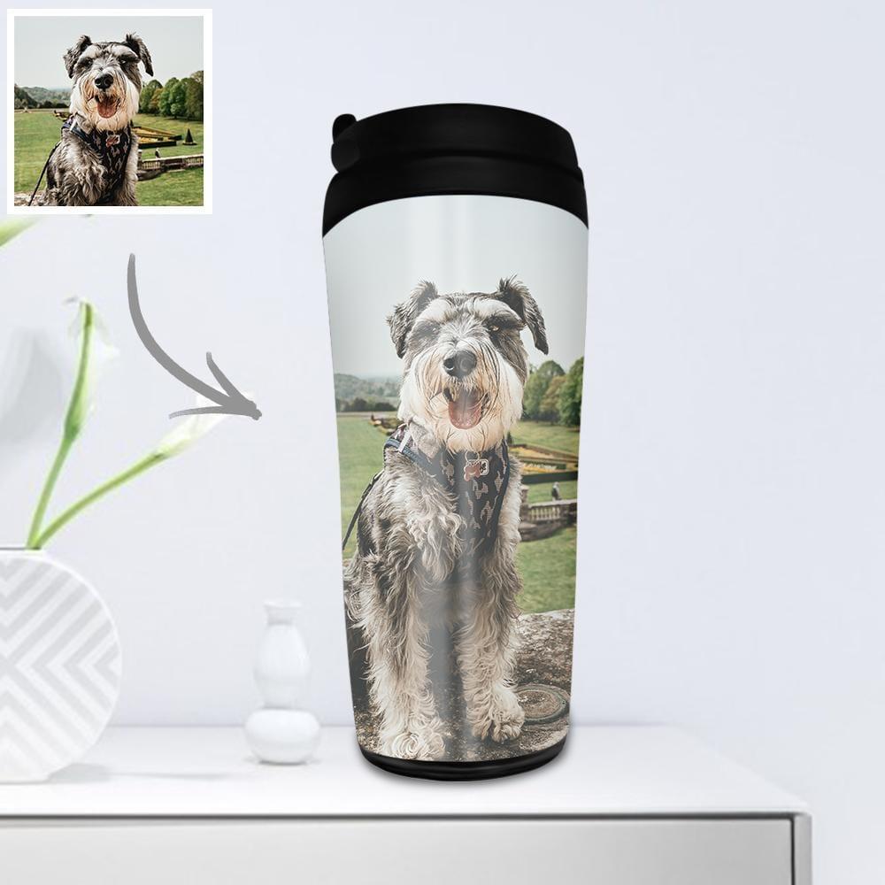 Dog Memorial Gift Custom Photo Coffee Cup - 350ml