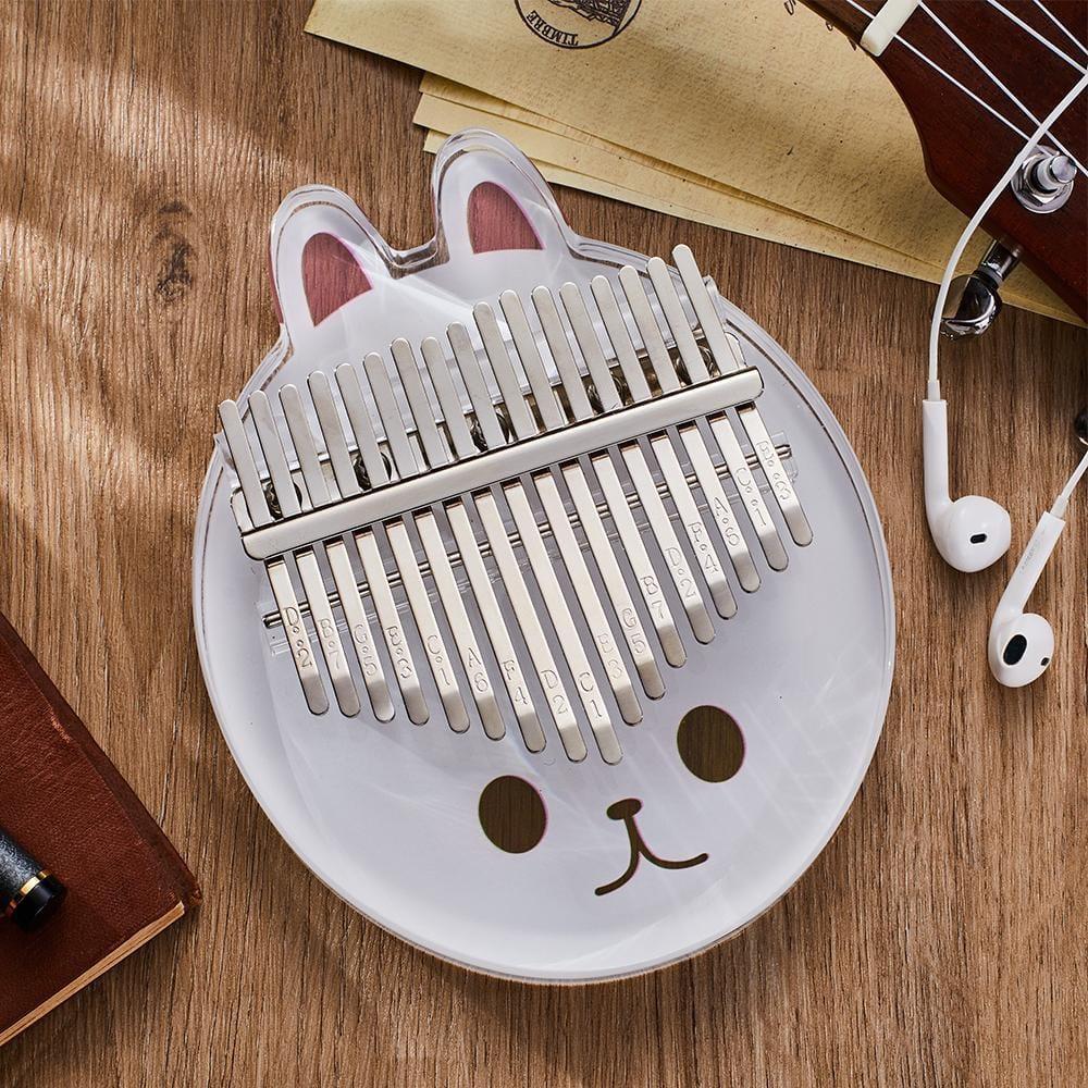 Kalimba Thumb Piano 17 Keys Music Gifts for Children with Tunning Hammer