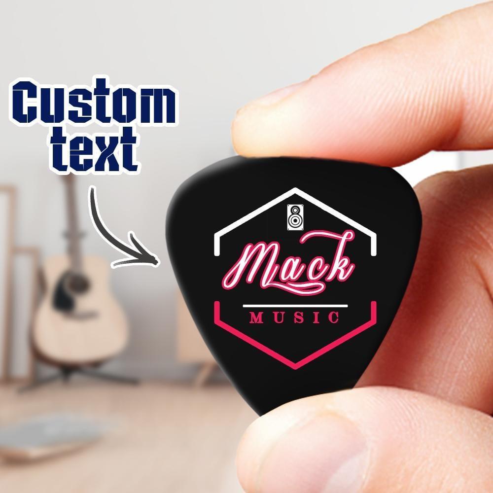 Engraved Guitar Pick Gift For Music Lovers - 6pcs