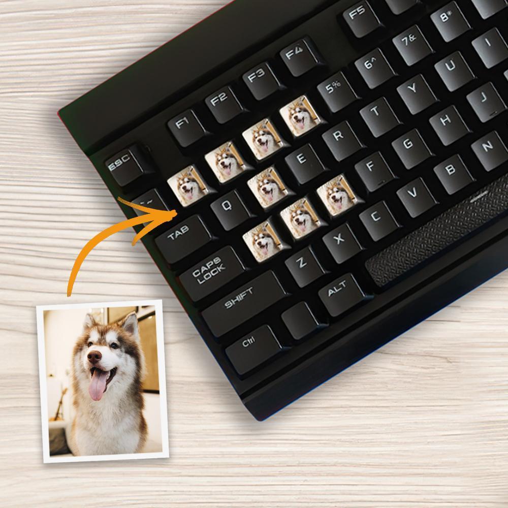 Custom Image Keycaps Custom Keyboard Keycaps Gifts for Pet Lovers