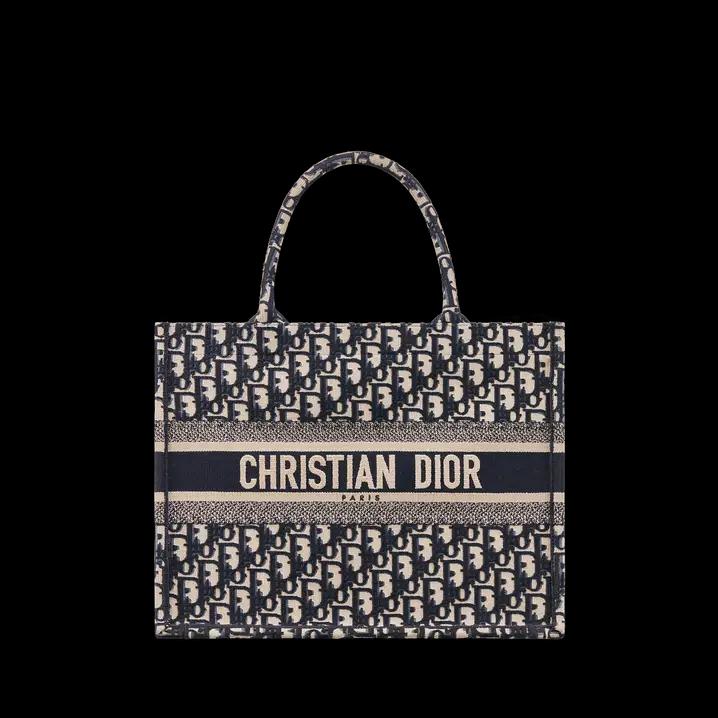 Pre-owned Dior Fabric Tote Bags Medium Tote