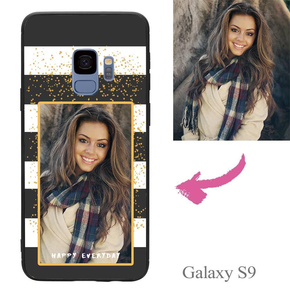 Galaxy S9 Custom Happy Everyday Photo Protective Phone Case