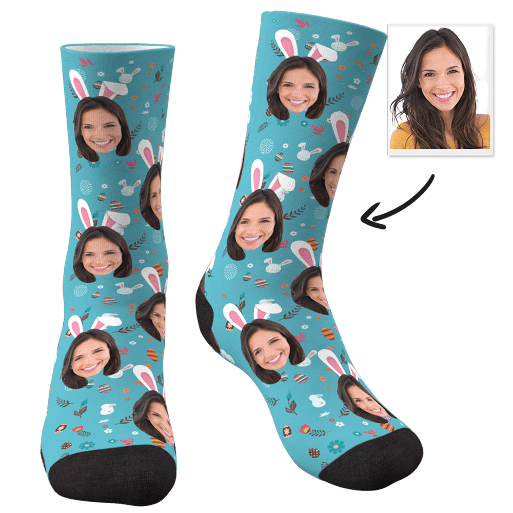 Easter Gift Custom Socks Christmas Gift For Bunny Lover