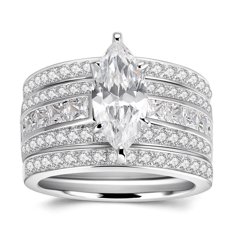 Love Wedding Ring Sterling Silver Ring For Women