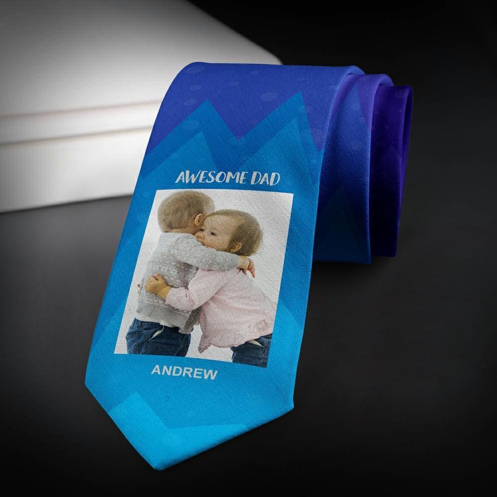 Custom Fathers Day Gifts Personalized Tie