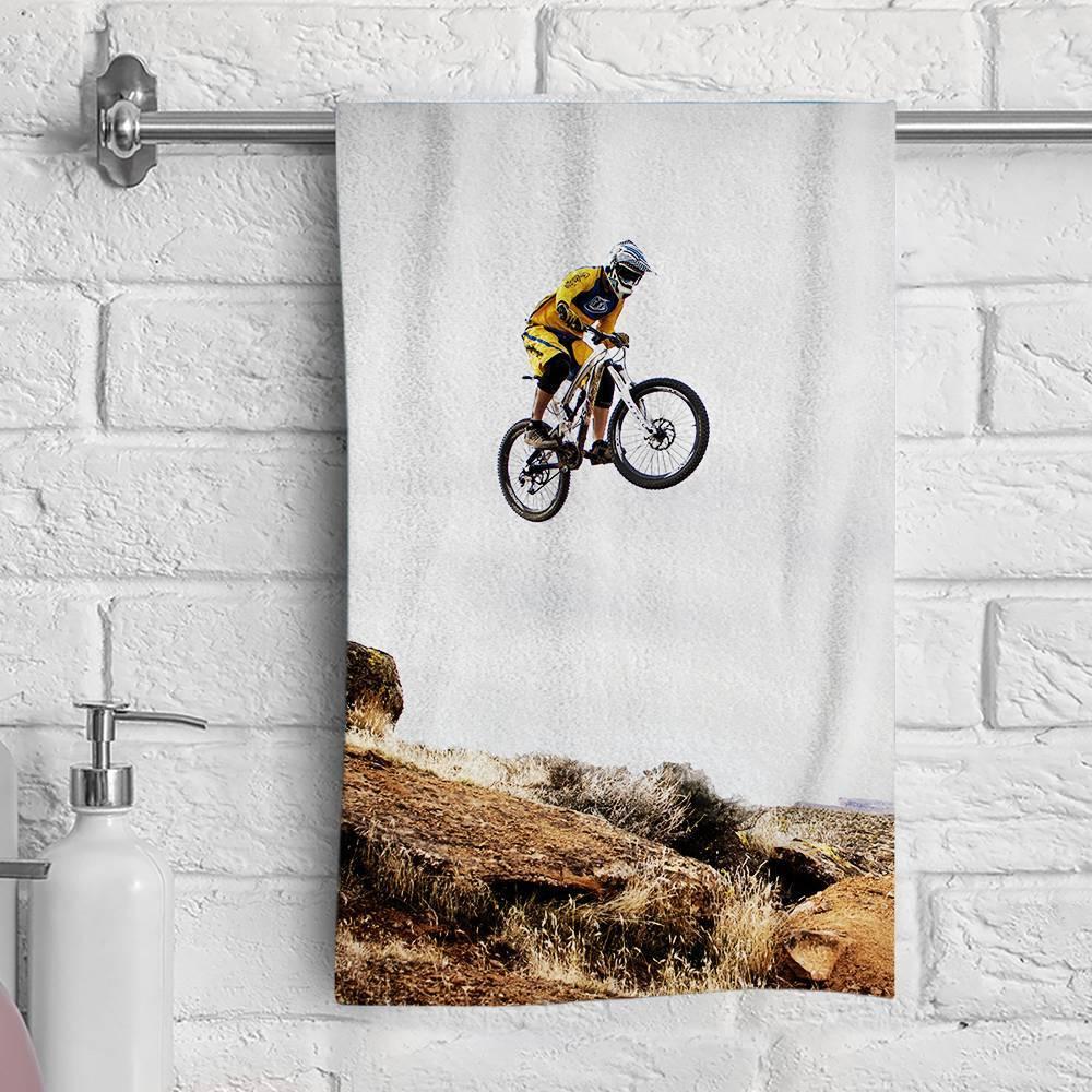 Custom Photo Towel Bathroom Accessories Fiber Towel 3 Size