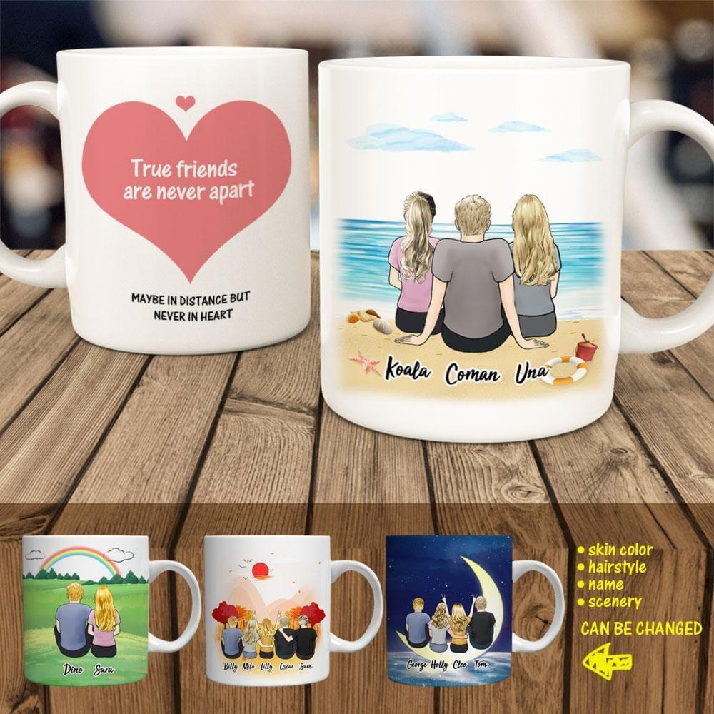 Best Friends Mug Personalized Coffee Mug Long Distance Friendship Gifts