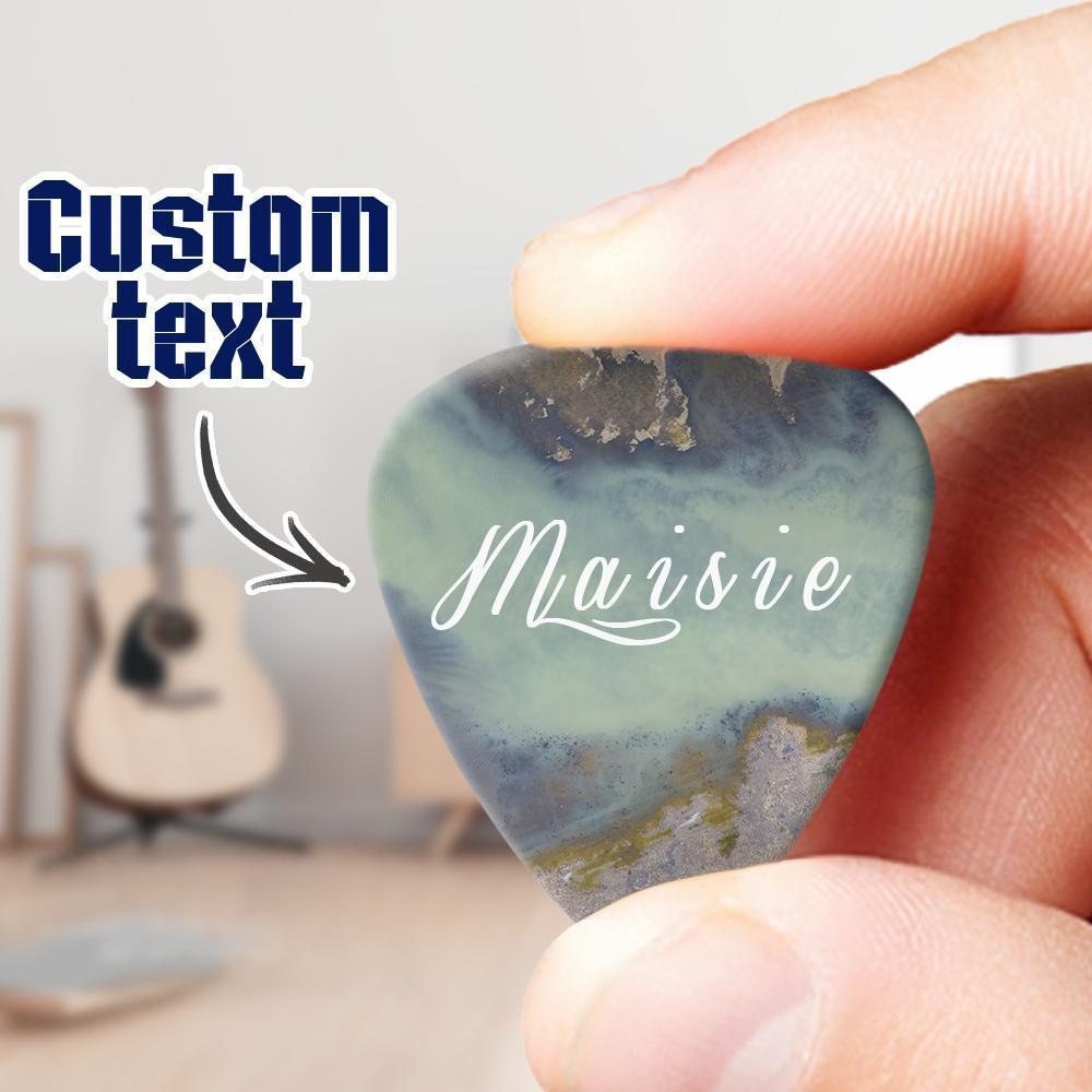 Music Lover Gift Custom Guitar Pick Gift - 6pcs