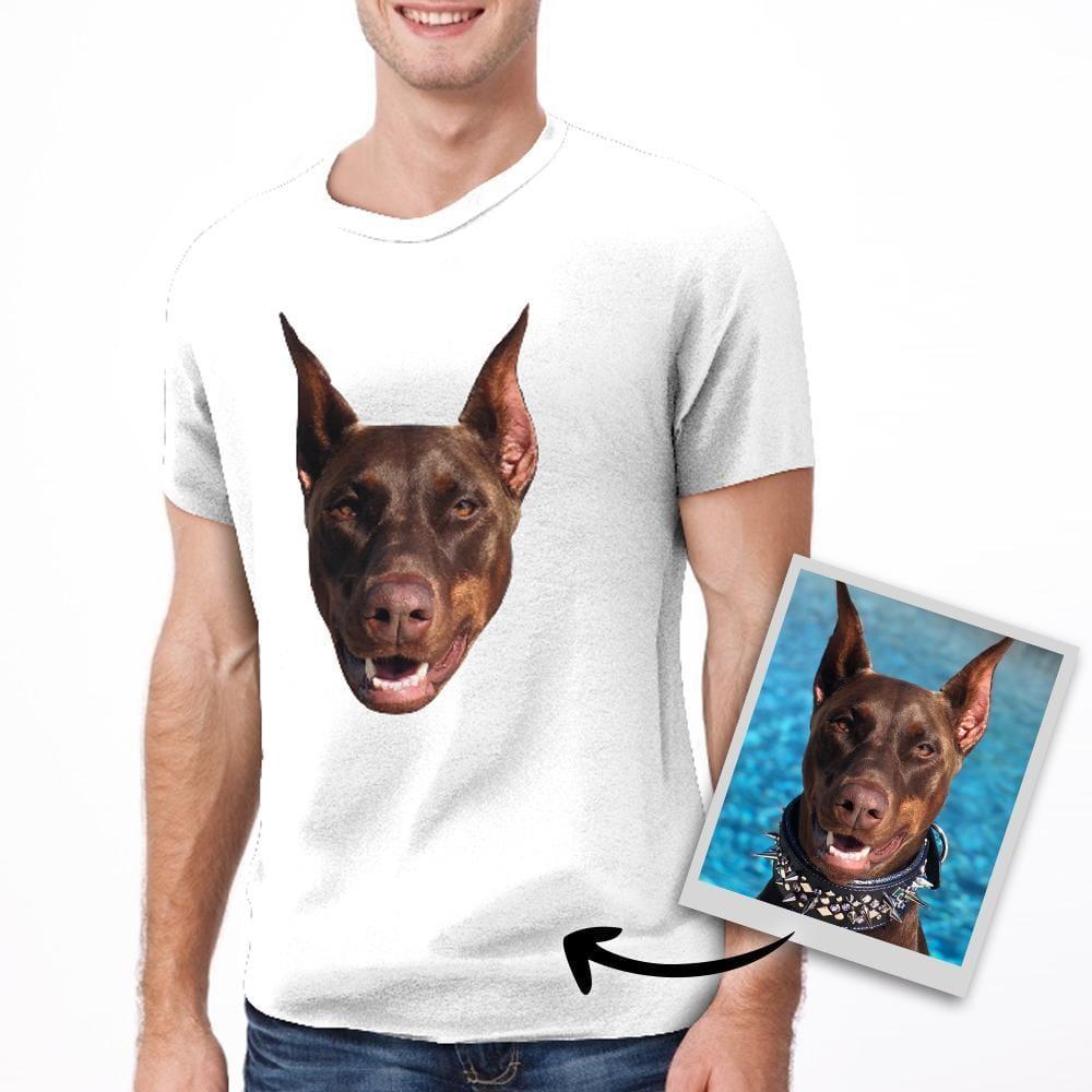 Dog Memorial Gift Dog Face Custom T-shirt Gift For Dog Lovers