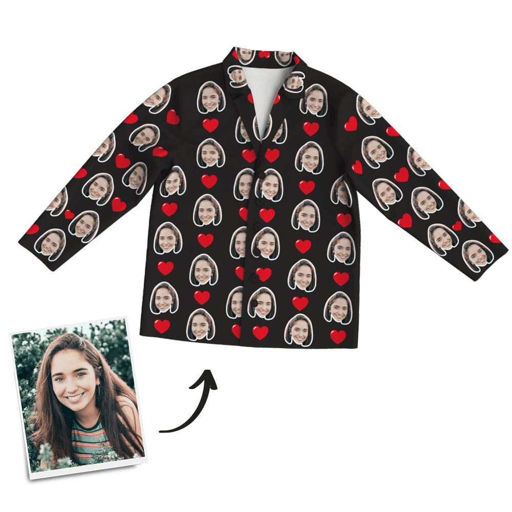 Personalized Nightwear Custom Pajama Gifts For Wife - Heart