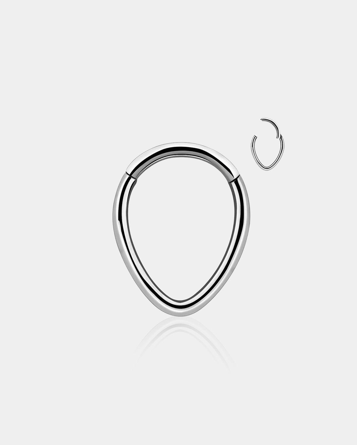 V-Shaped Titanium Septum Ring - 10mm