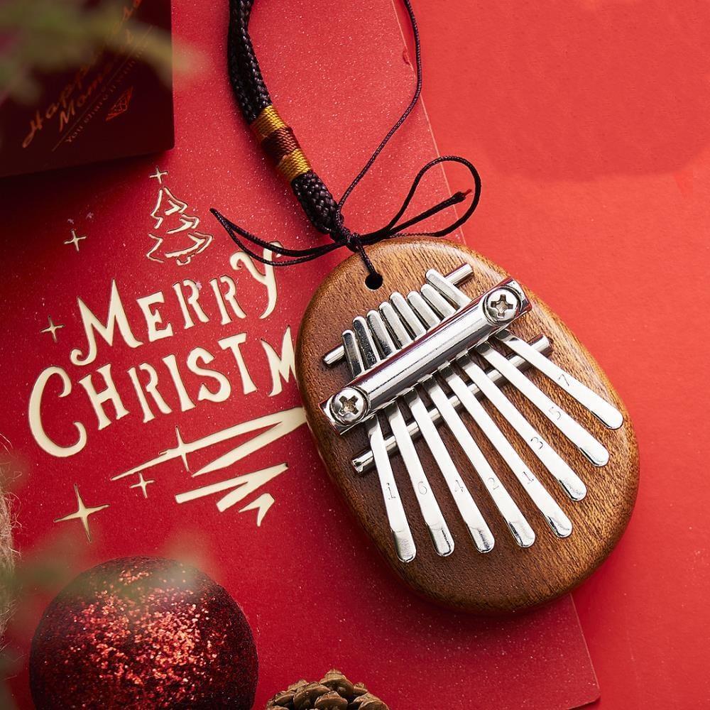 Kalimba 8 Keys Thumb Piano with Tunning Hammer Christmas Gifts For Kids