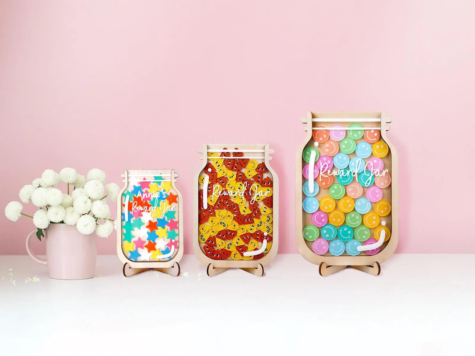 Reward Jar for Kids Good Classroom Behavior, Classroom Reward Chart, Personalized Teacher Gift, Back to school Gift, Reward Jar for Potty Training