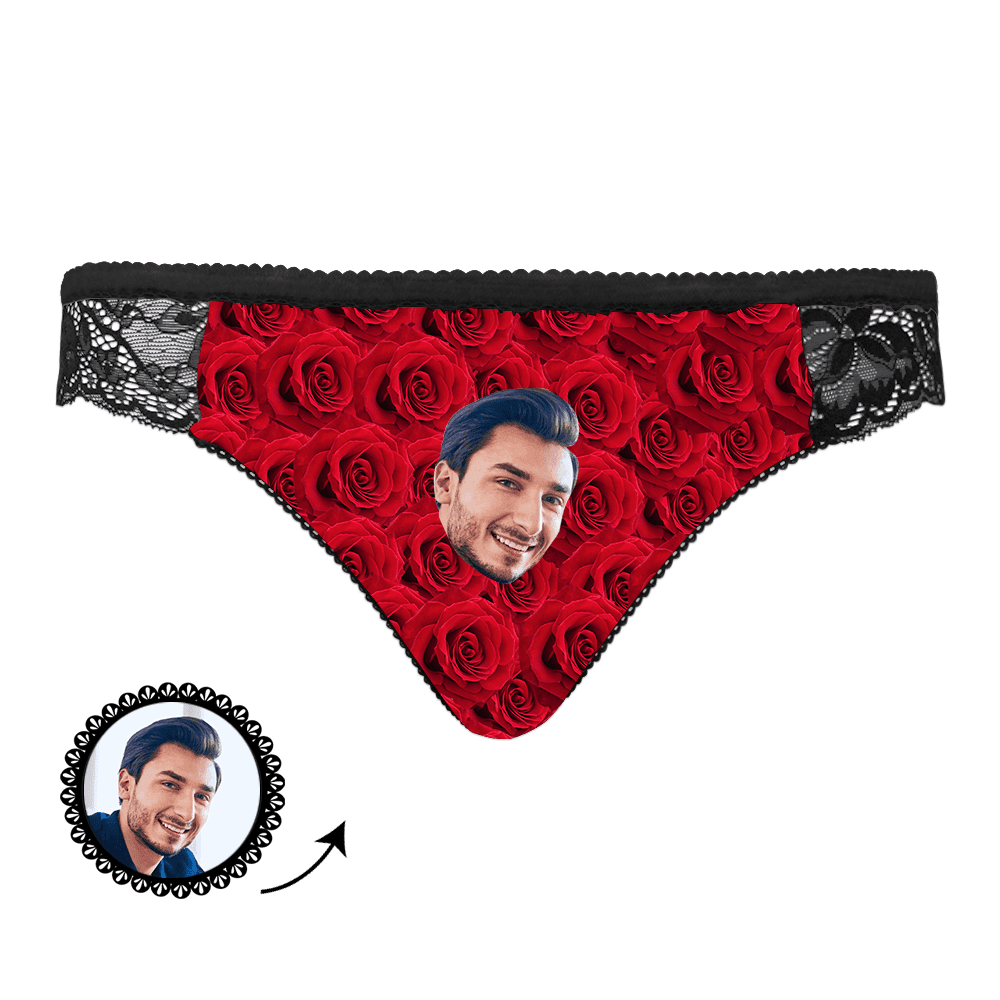 Custom Personalized Panties Face Panties Anniversary Gifts for Her