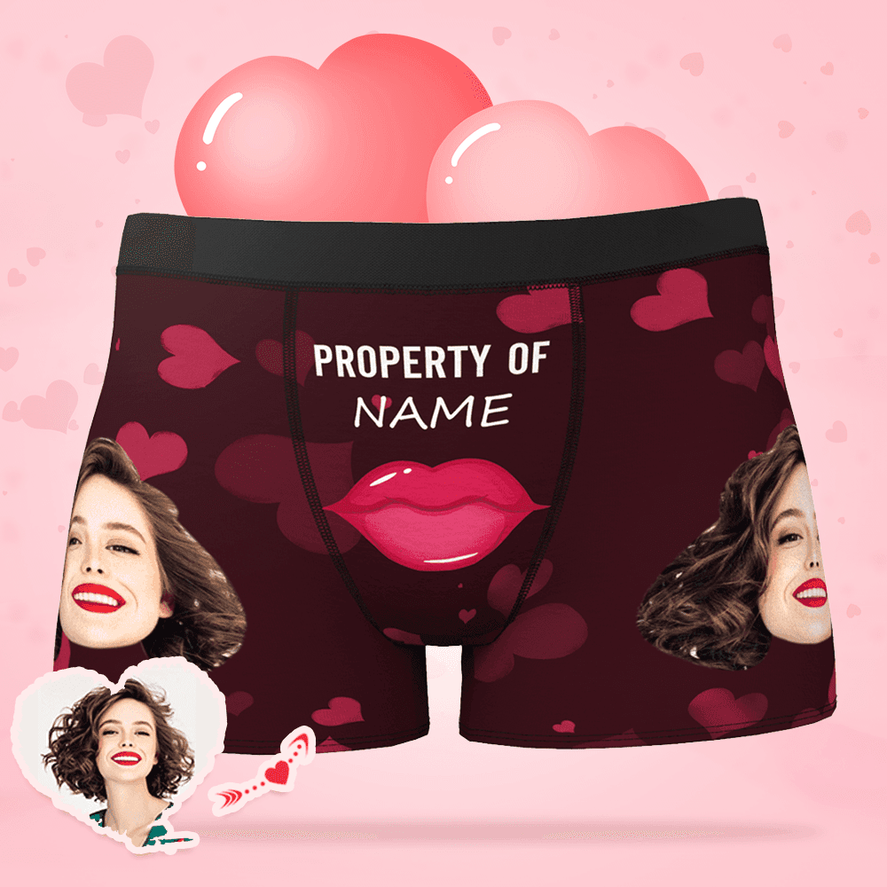 Long Distance Relationship Gift Custom Boxer Gift For Boyfriend