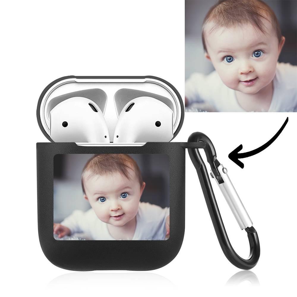 Photo Earphone Case for AirPods Cute Baby - Black