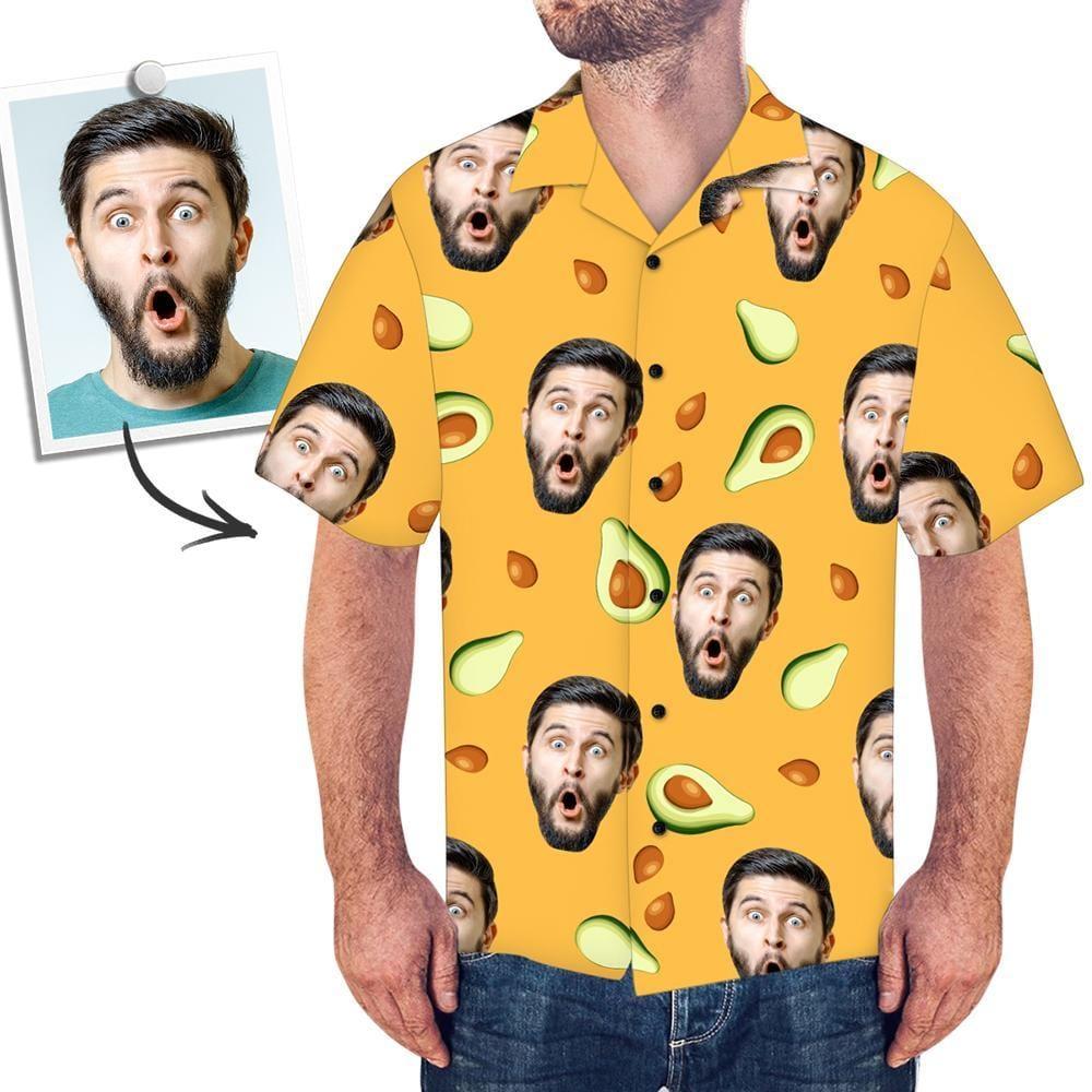 Custom Hawaiian Shirt Gift For Dad - Avocado