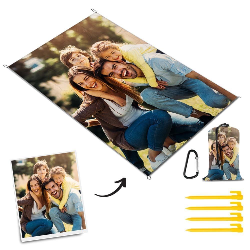Custom Photo Picnic Blanket Outdoor Travel Mat Picnic Blanket