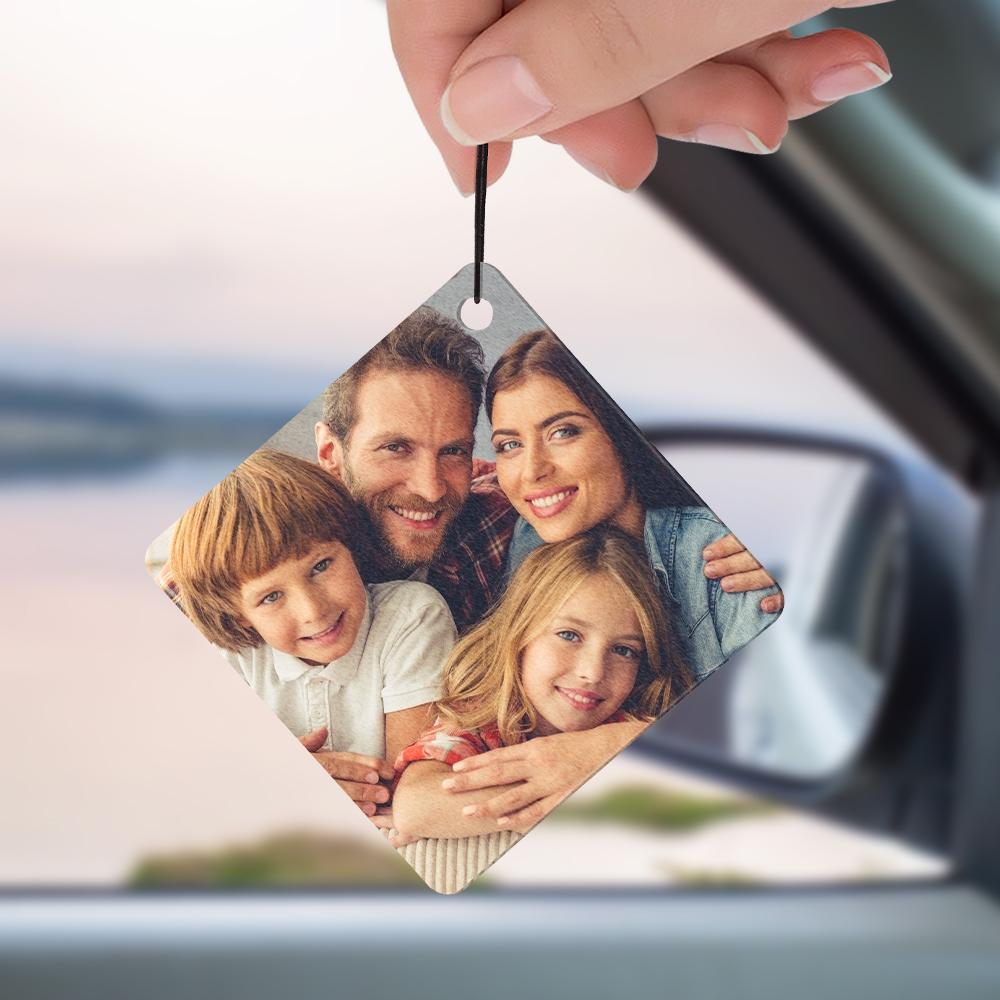 Persoanlized Picture Car Air Fresheners Custom Car Fresheners New Driver Gifts Family Gifts