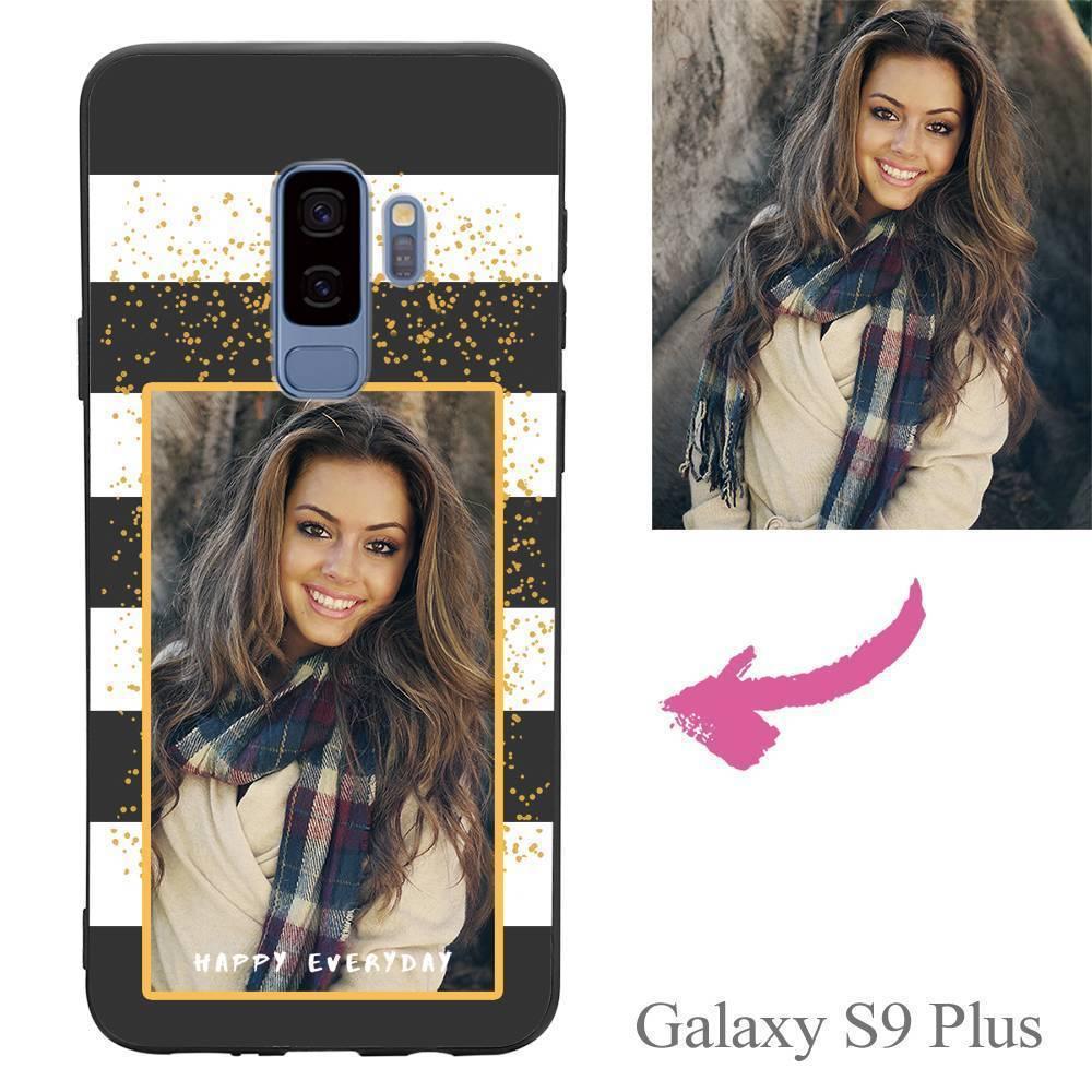 Galaxy S9 Plus Custom Happy Everyday Photo Protective Phone Case