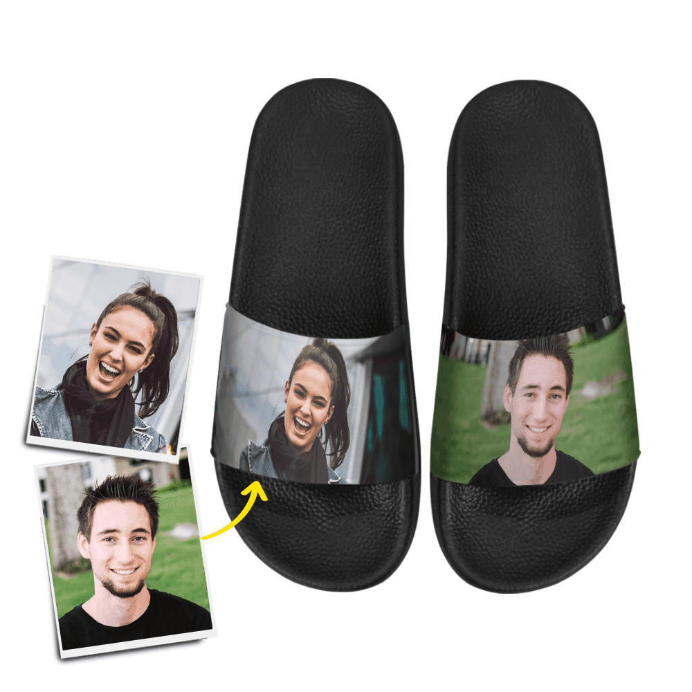 Custom Family Photo women's Slide Sandal