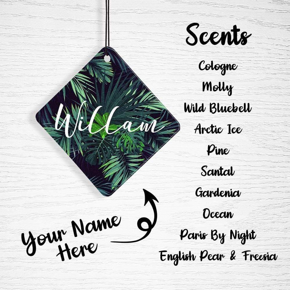 Custom Car Air Fresheners Persoanlized Car Fresheners With Name Gifts for Him 10 Scents