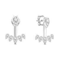 Raindrop Stud Earrings Sterling Silver Gifts For Girlfriend Girls