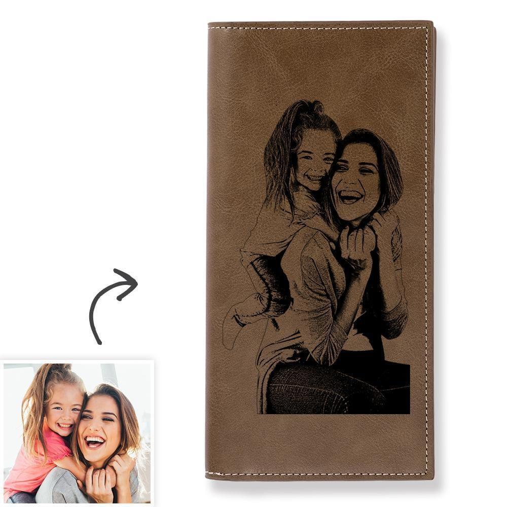 Birthday Gift Custom Engraved Wallet For Mom